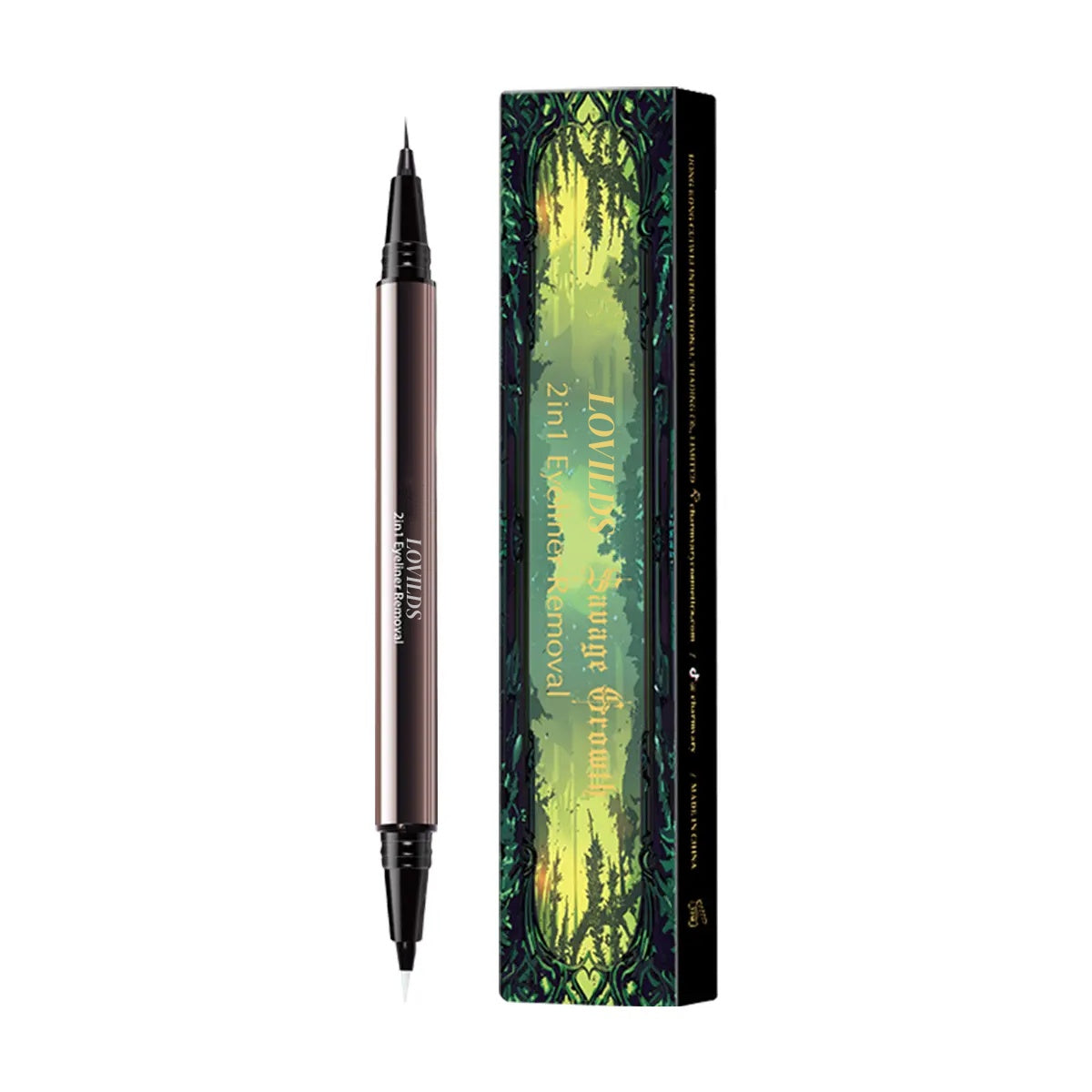 🔥 2-In-1 Waterproof Eyeliner Pen With Correction Tip