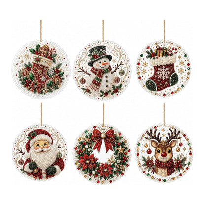 Christmas DIY Diamond Painting Ornaments