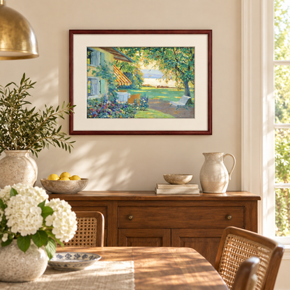 Garden Landscape Framed Wall Art