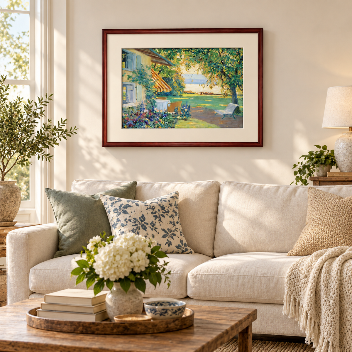 Garden Landscape Framed Wall Art