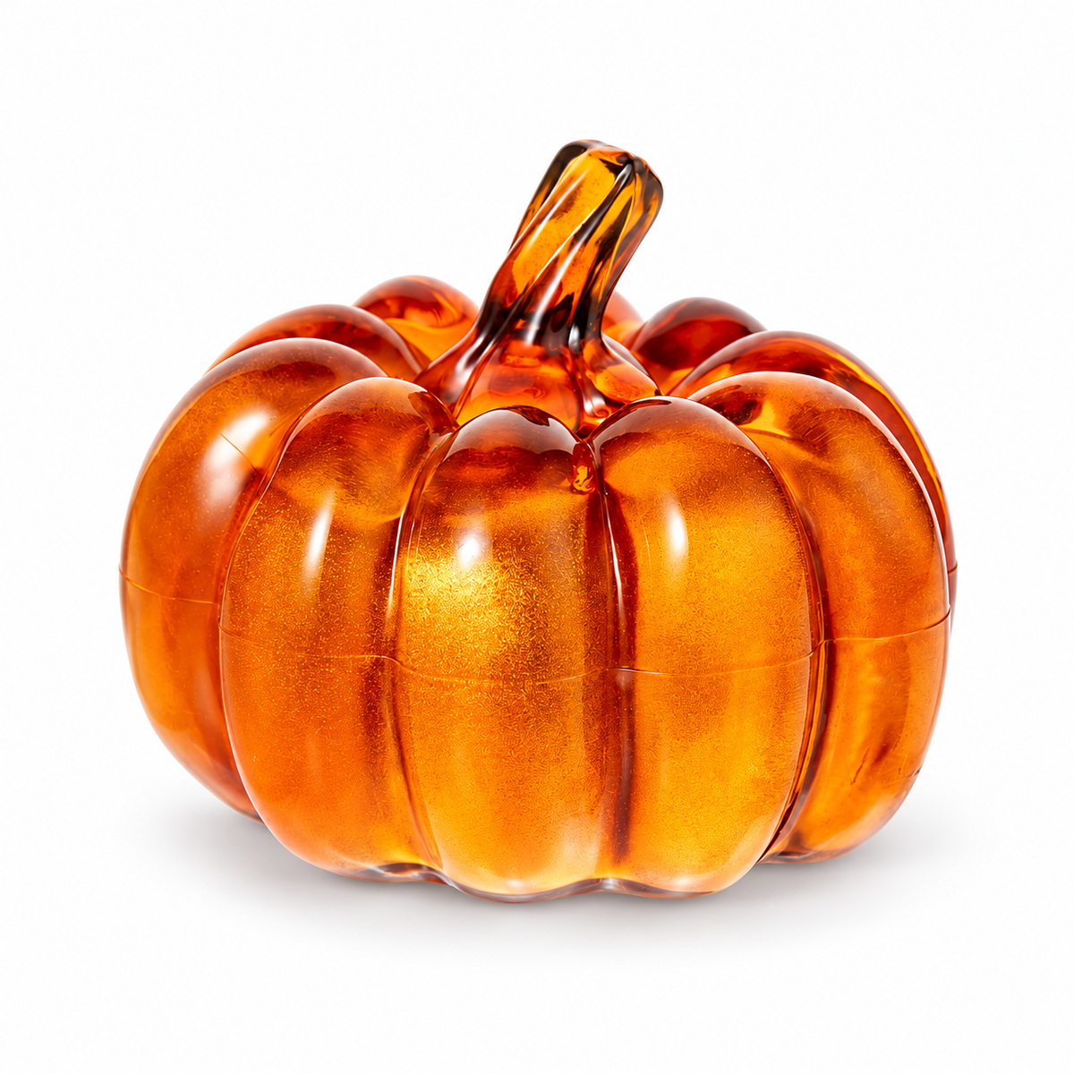 Transparent Gold Pumpkin LED Light