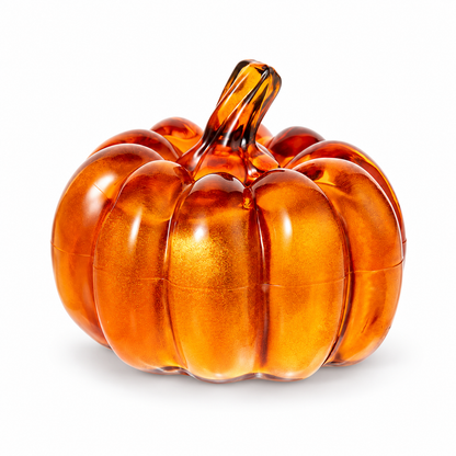 Transparent Gold Pumpkin LED Light