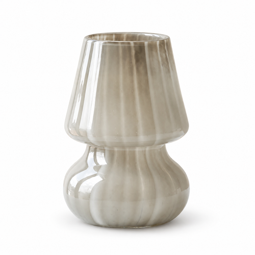 Vintage Lamp-Shaped Art Glass Vase