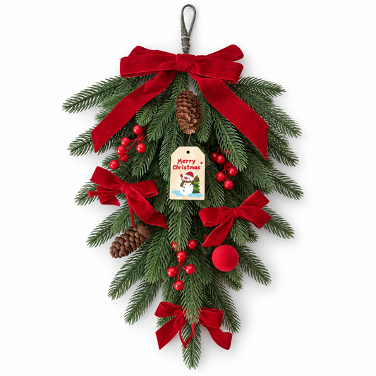 Christmas Teardrop Hanging Decoration