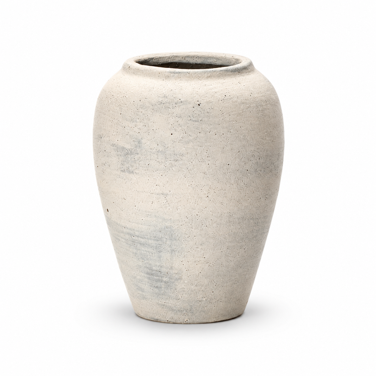 Minimalist White Ceramic Vase